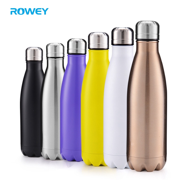 New design 750 ml stainless steel cola shape insulated thermos vacuum flask bottle