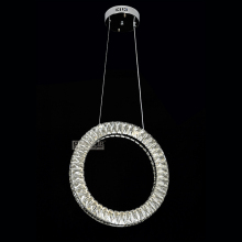 chrome chandelier lights ring hanging lighting