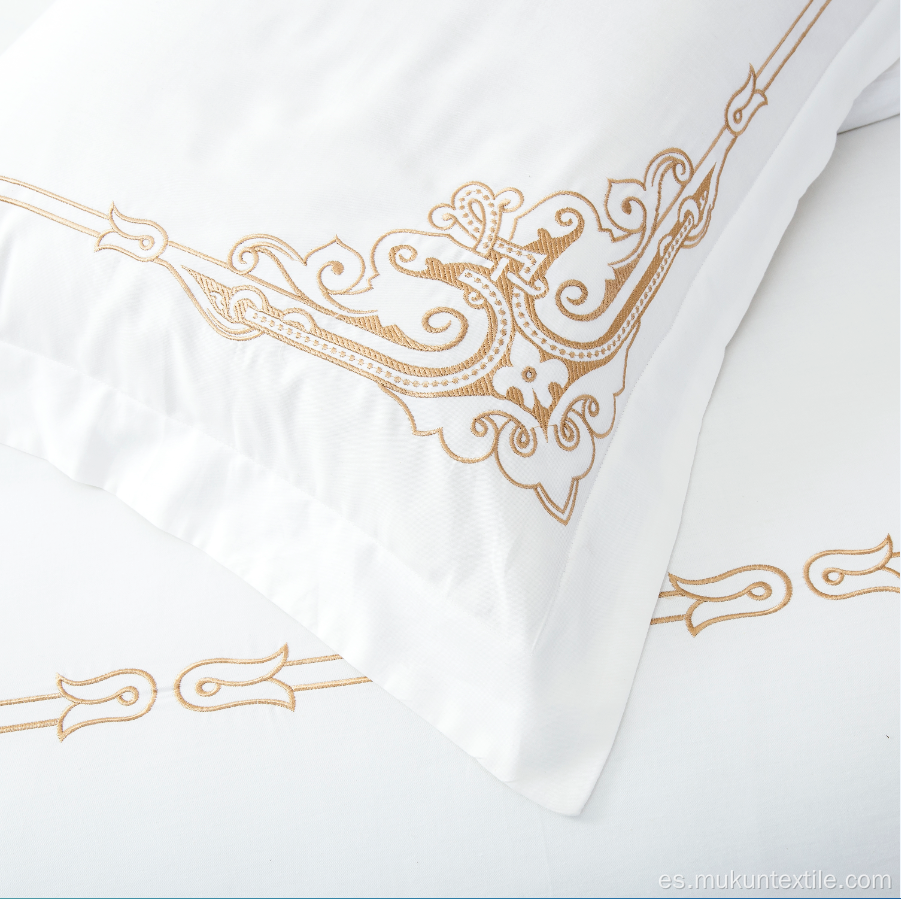 Conjuntos de hojas de hotel de edredón al por mayor de ropa de cama
