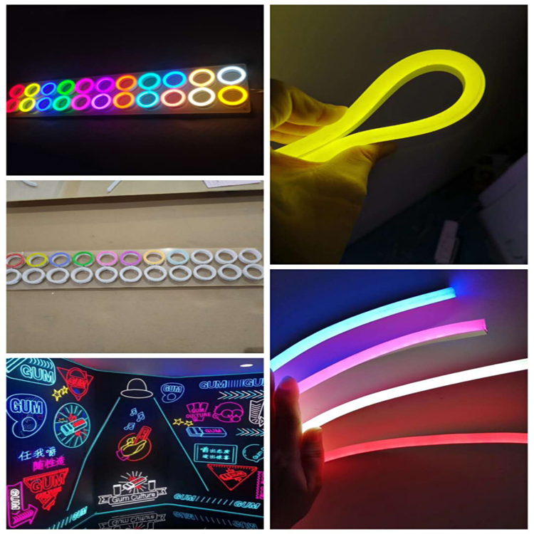 Wholesale fashion led custom flex neon signs illuminated logo for bar store wedding
