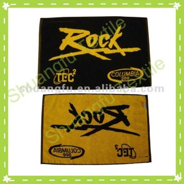 cotton printing cool small towels for sports