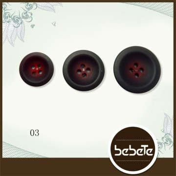 midnight red resin shirt button