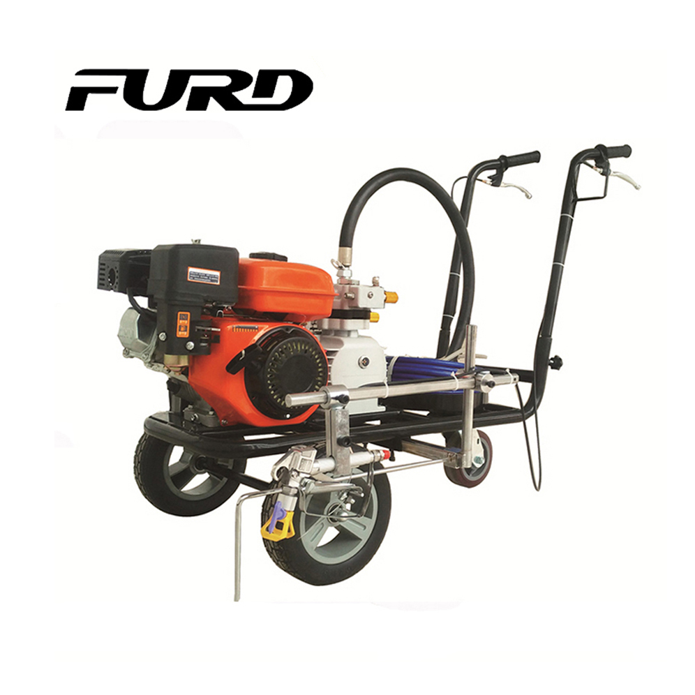 Hand push cold spraying type road marking machine for sale