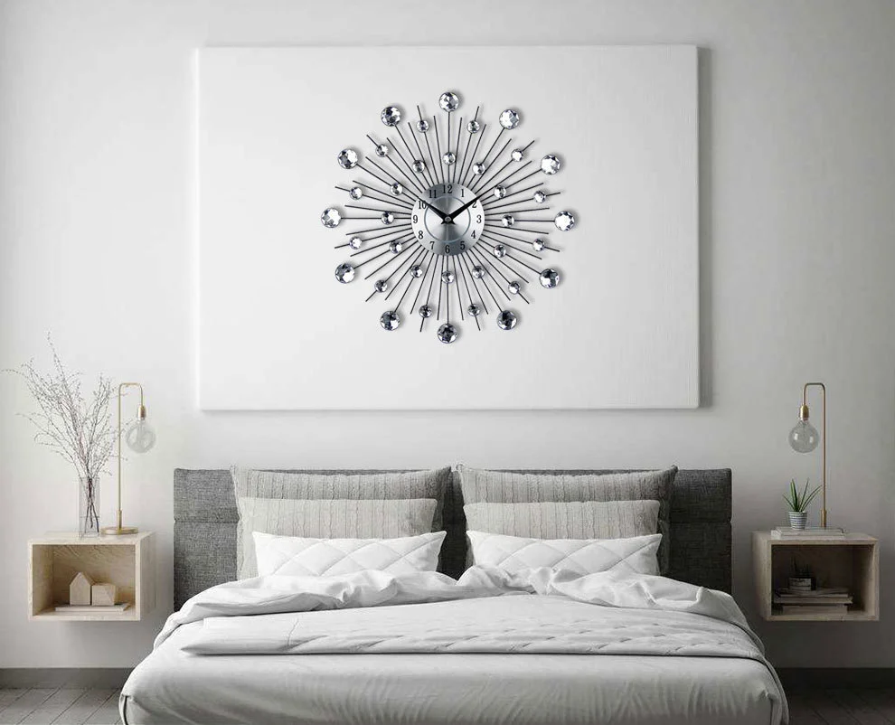 Home Decoration Creative DIY Wall Clock Crystal Acrylic Wall Clock