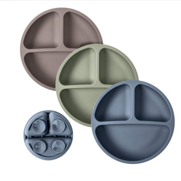 Factory Supply Silicone Baby Plate & Suction Plate