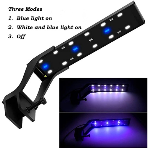 Aquarium Fish Tank LED Lamp with Extendable Brackets