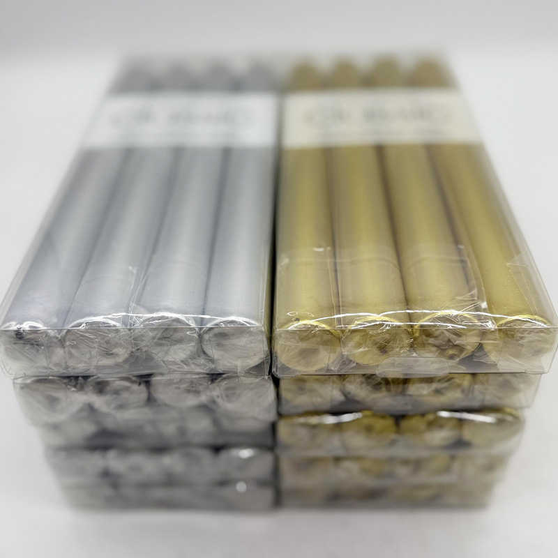 Залаты колер палка свечка з конуснай свечкай у 8 цалі