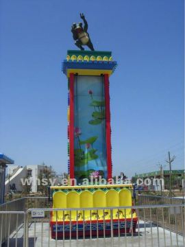 Amusement equipment ride jumping frog