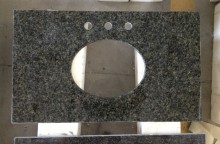 Verde Ubatuba Vanity Top, Ubatuba Granite Vanity