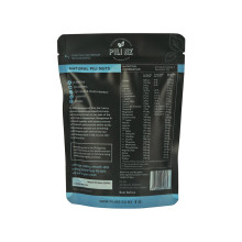 Eco-friendly dry fruit tea coffee snack flour storage kraft paper bag food with zipper