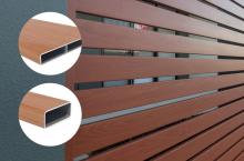 Aluminum Fence Wood Grain Powder Coating
