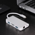 Hot USB C HUB com redes RJ45