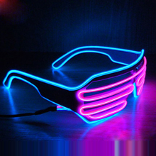 Party Dance DJ: Glow in the Dark LED Glasses & Neon Sunglasses