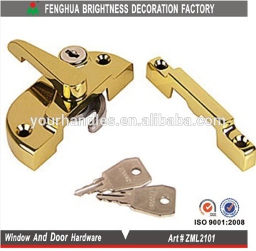 British Zinc sliding Window locks, Sash window door locks, slide Fastener window lock