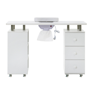 Manicure Table Nail Care Desk Nail art workbench Armor repair table Equipped with a vacuum cleaner nail repair table