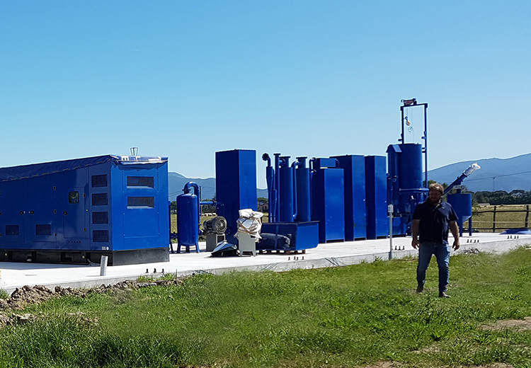 CE Approved 200kw coconut shell biomass gasification power plant