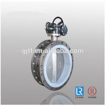 stainless steel flange butterfly valve for chemcial industry