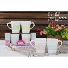 Colección de inspiraciones florales parejas tazas