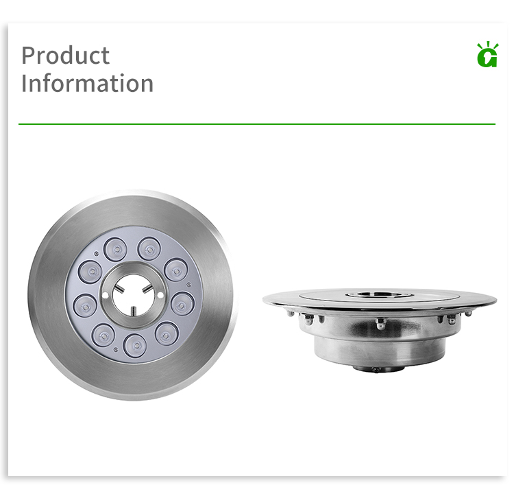 IP68 RGB 喷泉灯 DMX 水下 LED 灯