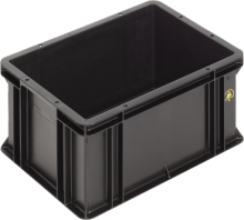 Antistatic Eco-Friendly Component Plastic ESD Circulation Bin