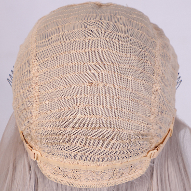 Aisi Hair Long Silky Straight Lace Front Wig Middle Part Swiss Lace Wigs Hign Quality Synthetic Hair Lace Front Wigs For Women