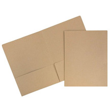 2 Pocket Kraft Paper File Folder Printing