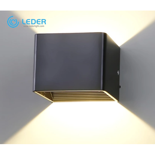 Aplique de pared interior LED negro 5W LEDER