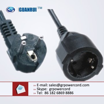 european schuko socket,flat extension cord,industrial extension cord