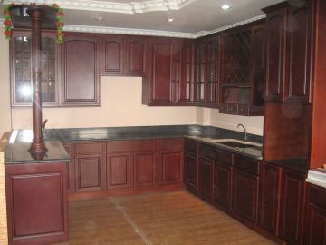 cherry wooden cabinet