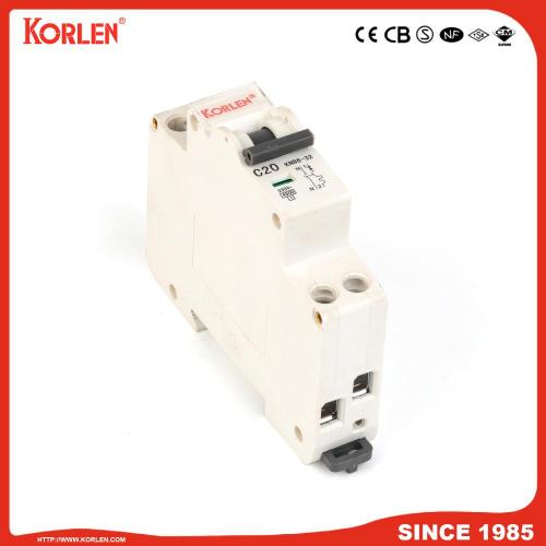 Disjoncteur de circuit miniature 10KA 40A CE KNB6-63 2P