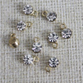 Ciondoli con strass da 5 mm per gioielli che fanno ciondolo orecchino moda artigianale