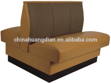 two side sofa for restaurant restaurant leather sofa HDBS414