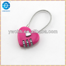 Heart shaped mini love lock