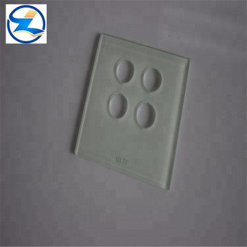 High quality tempered intelligent wall switch glass panel