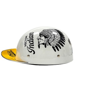 Personalization Retro Half-Helmet Crown Prince HJC Motorcycle Helmet