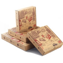 Wholesale Eco-Friendly Brown Pizza Boxes for Pizza Delivery: Customizable 33x33 Packing Solutions