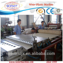 PVC corrugated roofing sheets making machine