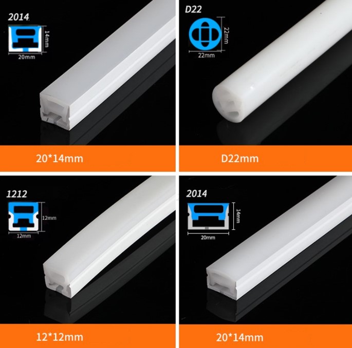 smd2835 12v 24v slim silicone IP67 waterproof flexible led strip 6mm 8mm led flex neon