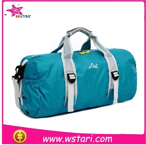 newest travel pu sports bag nylon travel sports bag