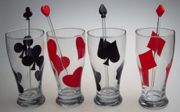 Hand painted water cup beer glass beer mug