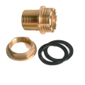 brass plumbing parts for hydraulic quick couplings