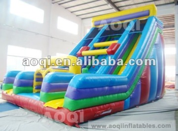 Factory price inflatable giant slides/colorful slide/inflatable water slides