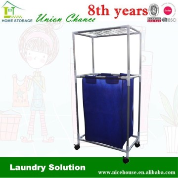 laundry storage cart,metal laundry cart,laundry basket cart