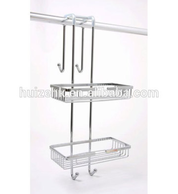 Chrome Over The Door Shower Caddy