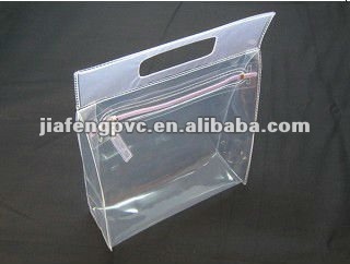 Transparent EVA Die-cut Hand Bag with Zipper