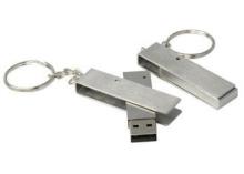 Twist USB Sticks USB 2.0 Classical Stainless Steel , Custom