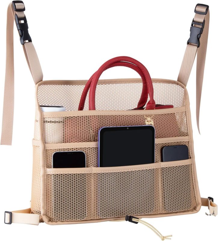 Car Net Pocket Handbag Holder Between Seats Back Storage Organizer