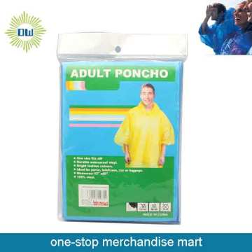 Dollar Items of Disposable Rain Poncho