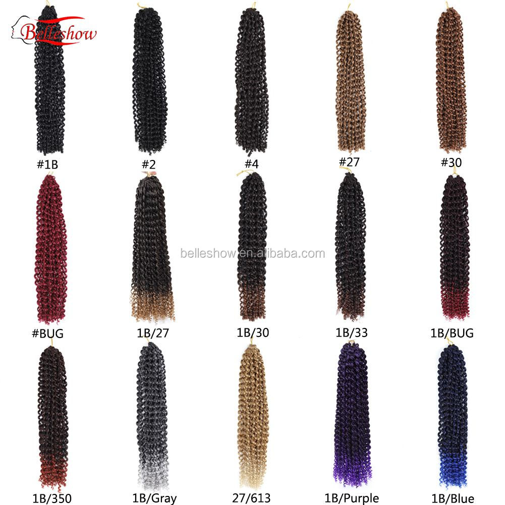 Hot sell Passion Twist Hair 18inch Water Wave freetress passion twist