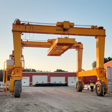 9.5m Double Beam Rubber Tyred Gantry Crane